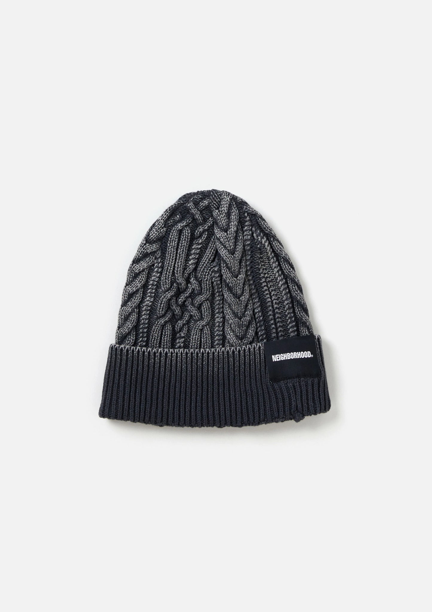 NEIGHBORHOOD 24AW WASHED CABLE BEANIE