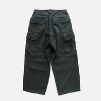HERILL 26AW C/W INDIGO HERRINGBONE JUNGLE FATIGUE PANTS