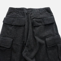 HERILL 26AW C/W INDIGO HERRINGBONE JUNGLE FATIGUE PANTS