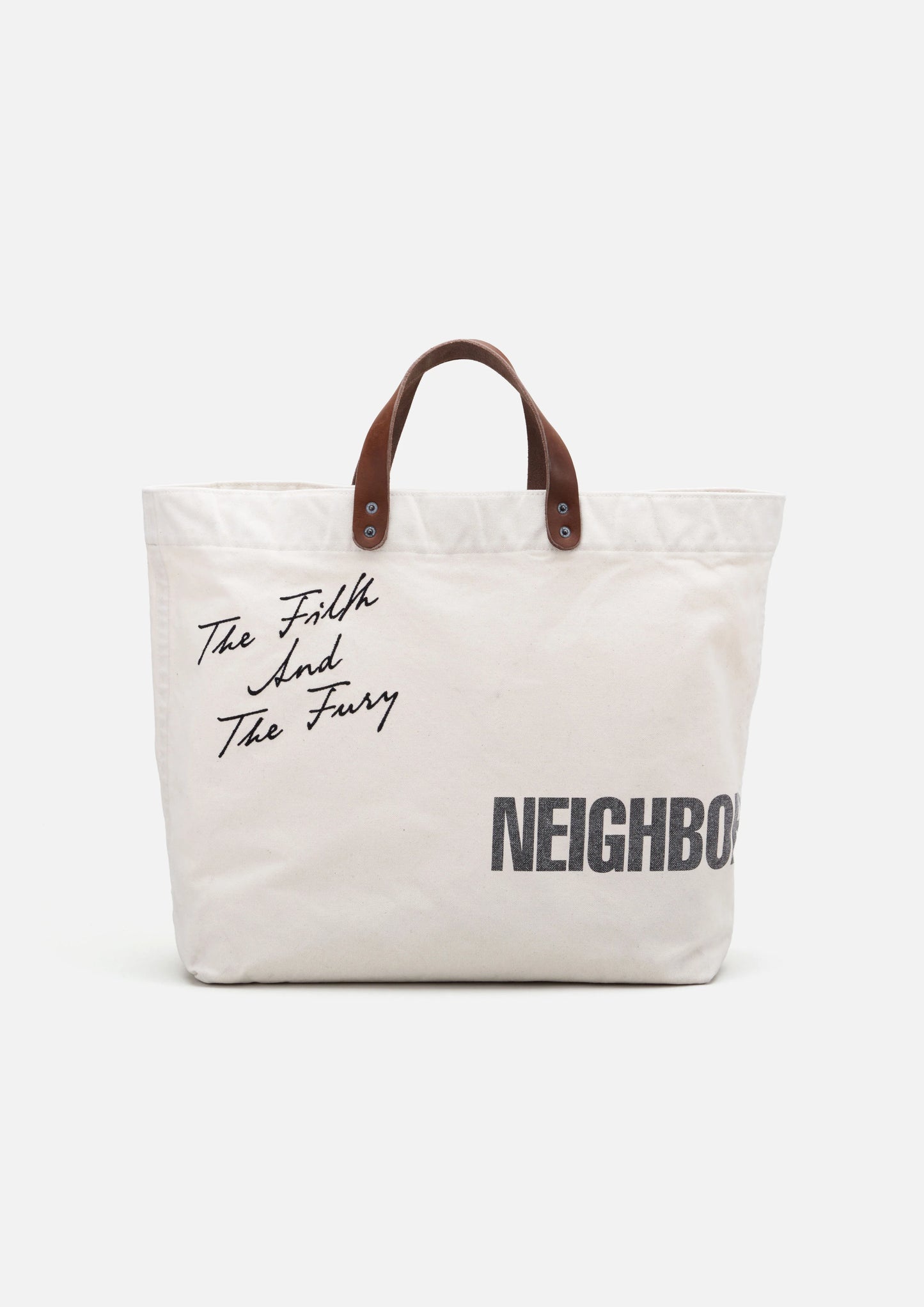 NEIGHBORHOOD 24AW WASHED CANVAS TOTE BAG