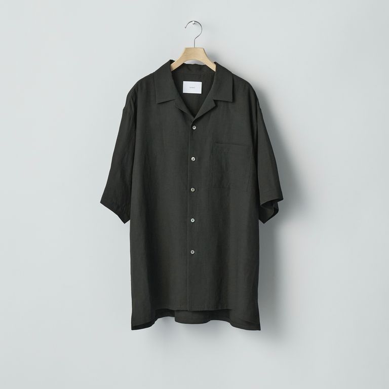 ssstein 25AW Rayon/Linen Oversized SS Shirt