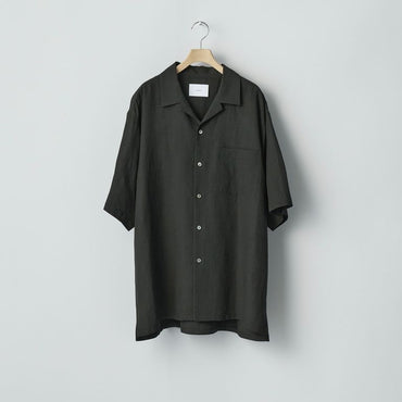 ssstein 25AW Rayon/Linen Oversized SS Shirt