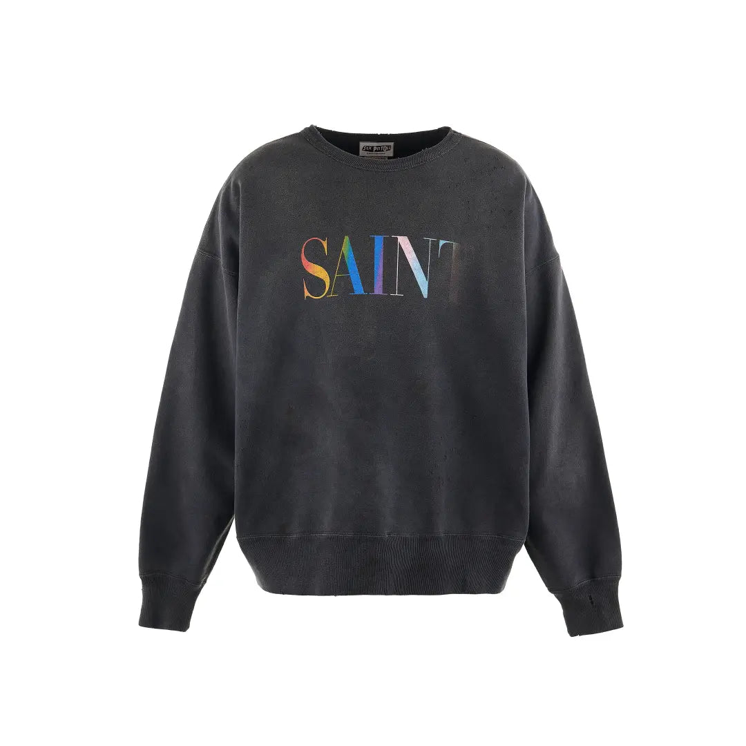 SAINT Mxxxxxx 24AW CREW SWEAT_RAINBOW SAINT