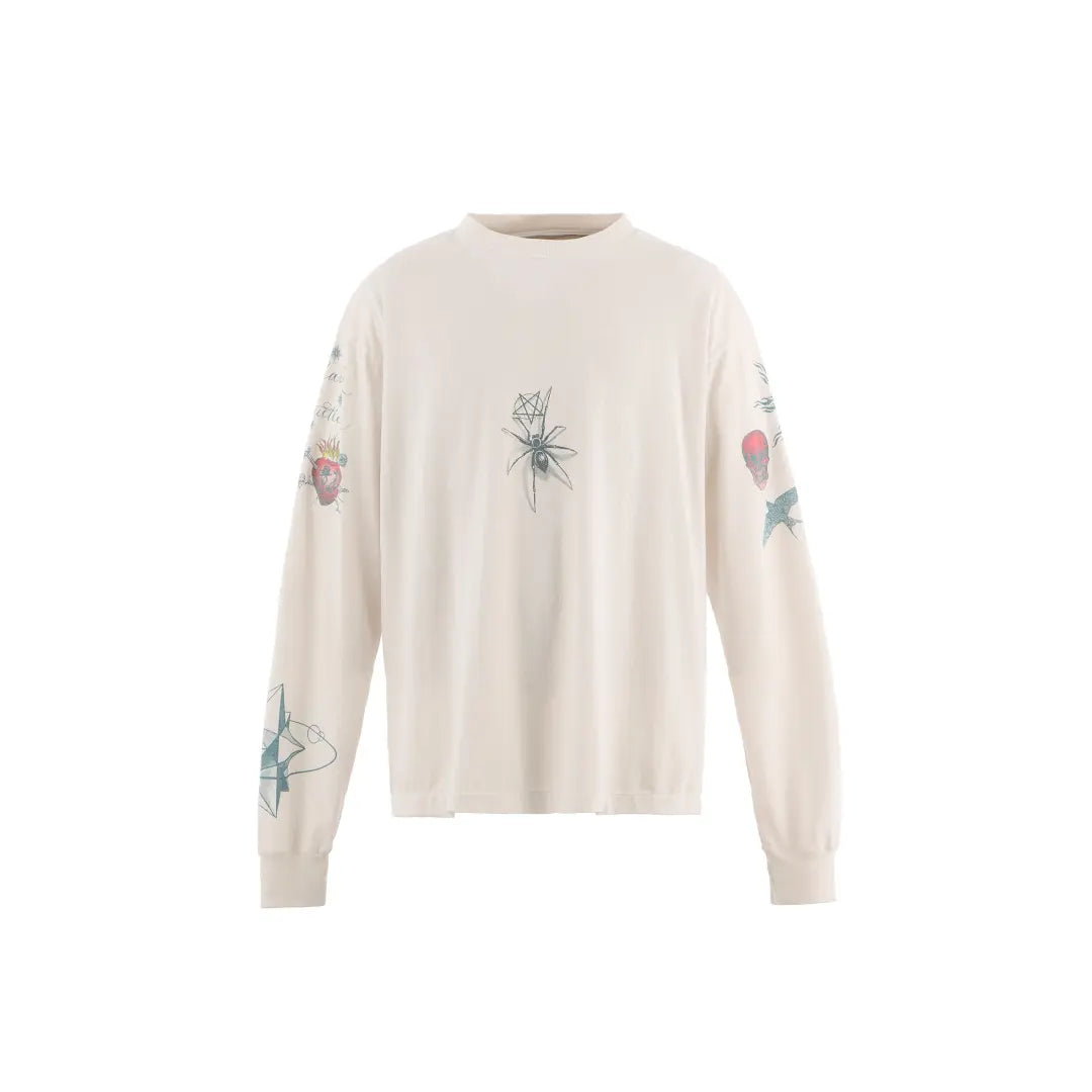 SAINT Mxxxxxx x Dr Woo / DW_LS TEE/TATTOO