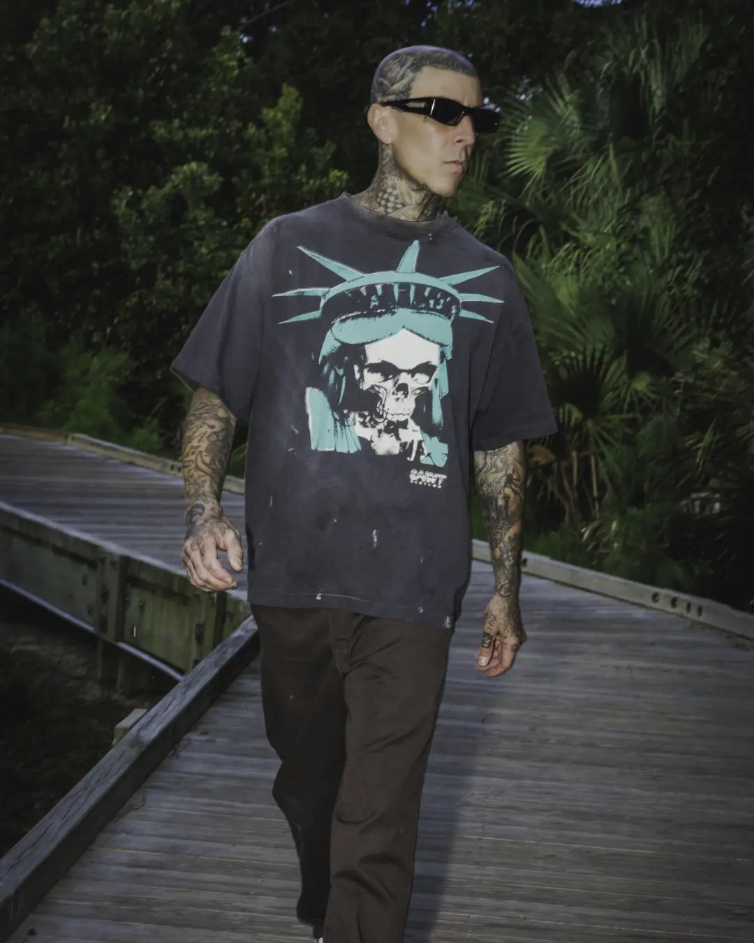SAINT Mxxxxxx x BABYLON / BBLN_SS TEE/SAINT BABYLON