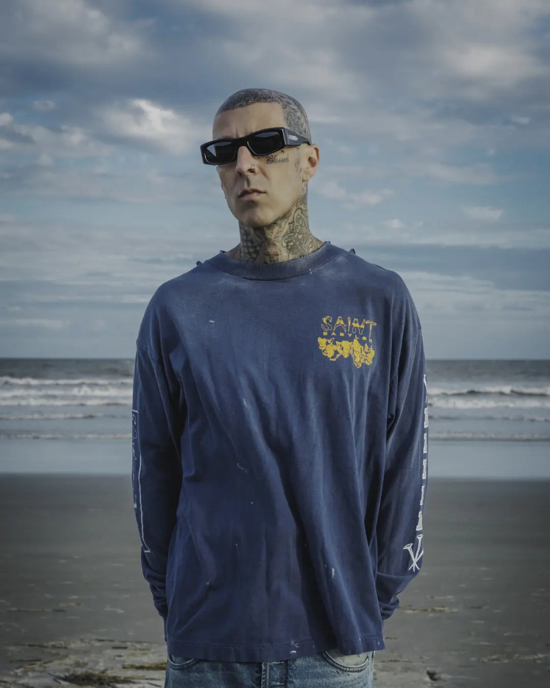 SAINT Mxxxxxx x BABYLON / BBLN_LS TEE/SAINT BABYLON