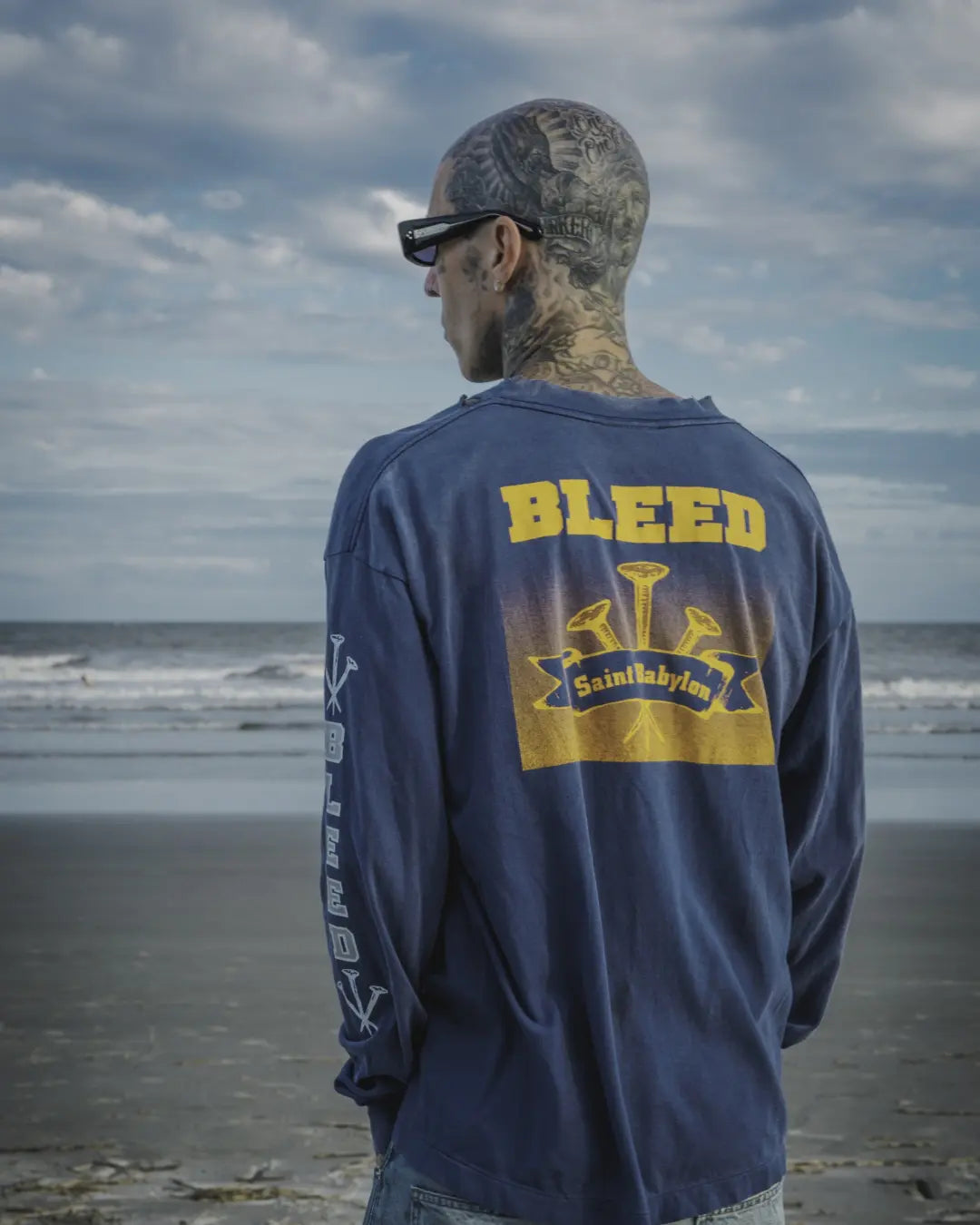 SAINT Mxxxxxx x BABYLON / BBLN_LS TEE/SAINT BABYLON