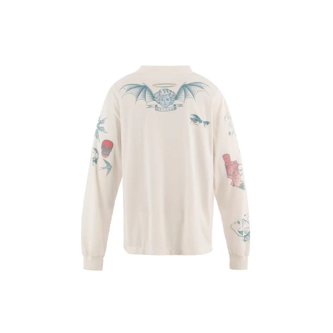 SAINT Mxxxxxx x Dr Woo / DW_LS TEE/TATTOO