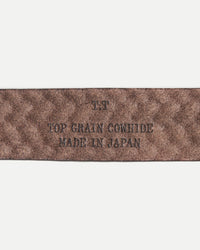 T.T / BASKETWEAVE PATTERN BELT