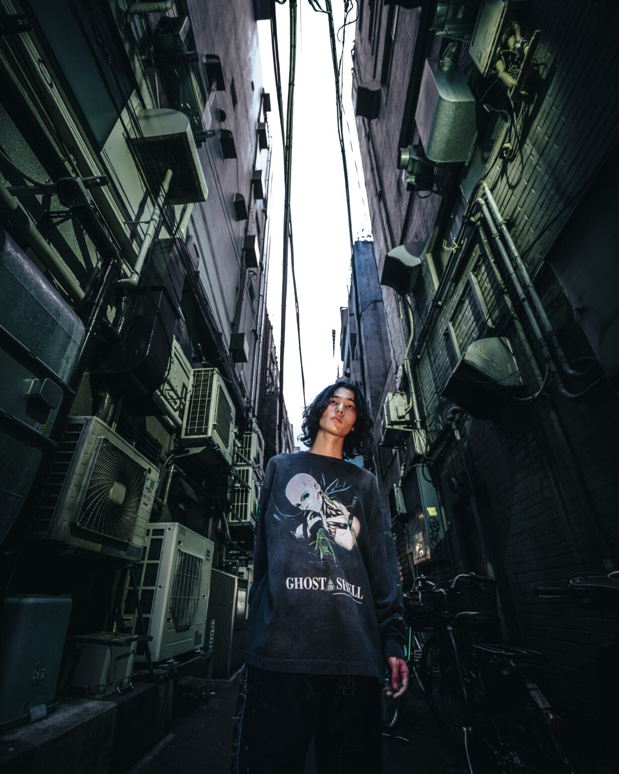 SAINT Mxxxxxx x GHOST IN THE SHELL/攻殻機動隊 / GS_LS TEE_GITS