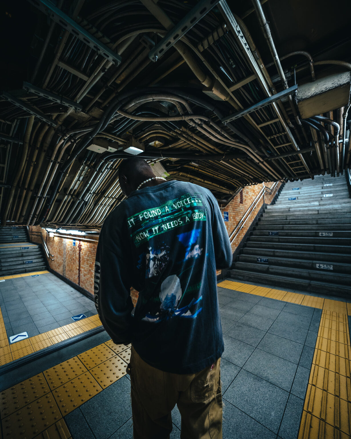 SAINT Mxxxxxx x GHOST IN THE SHELL/攻殻機動隊 / GS_LS TEE_GITS