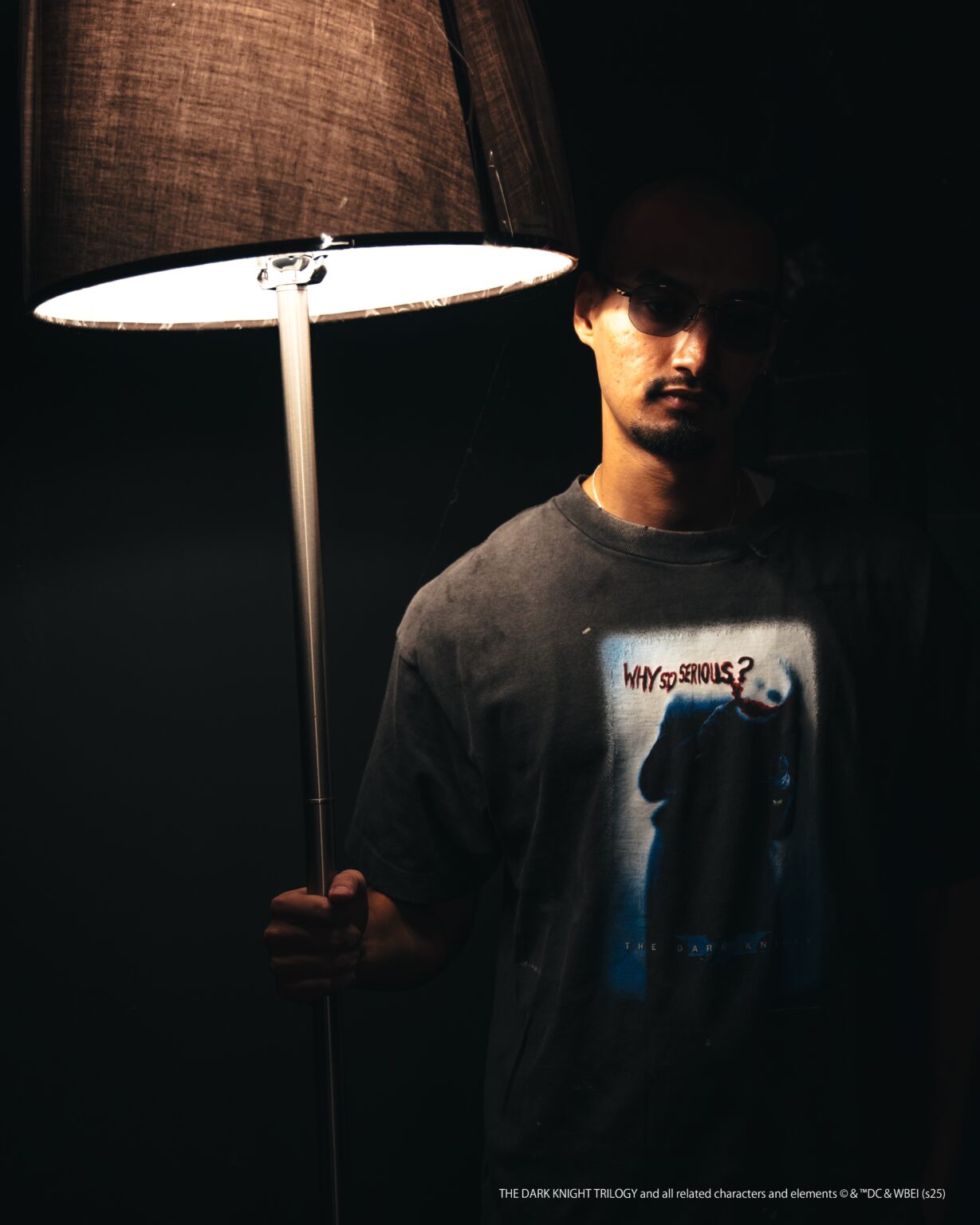 【The Dark Knight x SAINT Mxxxxxx】BTM_SS TEE LIP Tシャツ SAINT Mxxxxxx x The Dark Knight BTM_SS TEE LIP Black