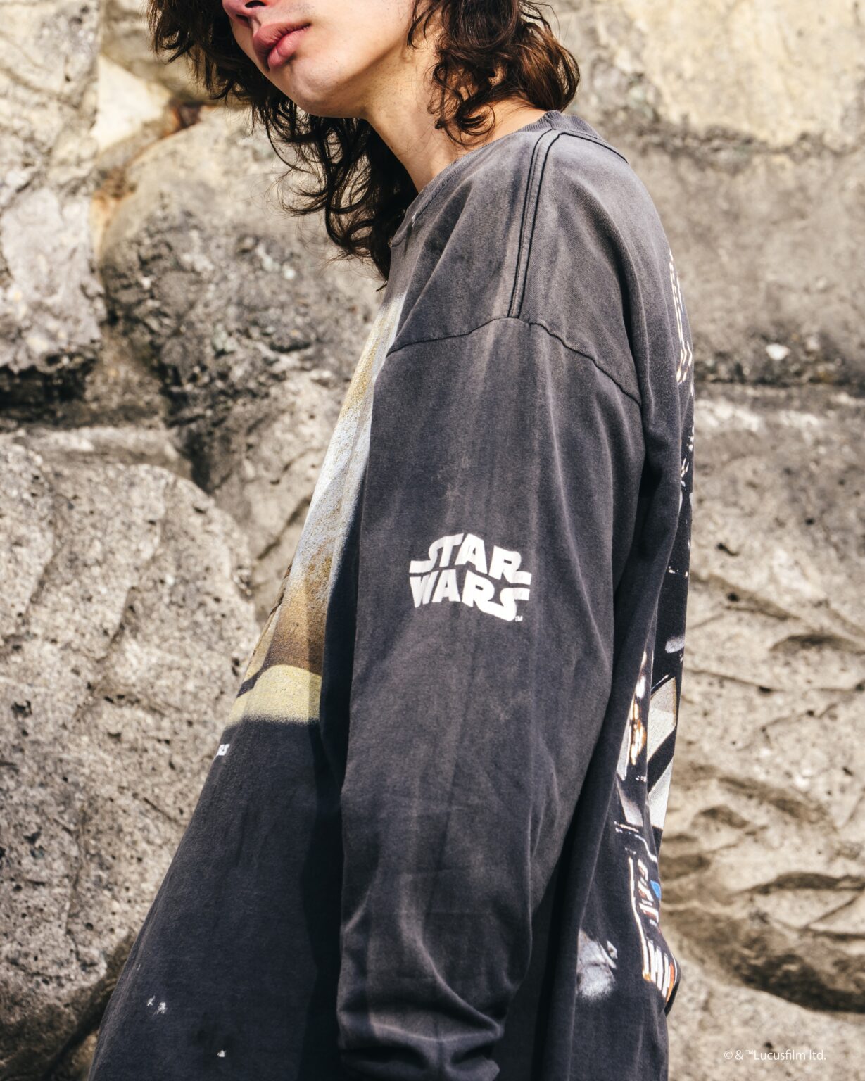 SAINT Mxxxxxx x STAR WARS / SW_LS TEE_DARTHVADER