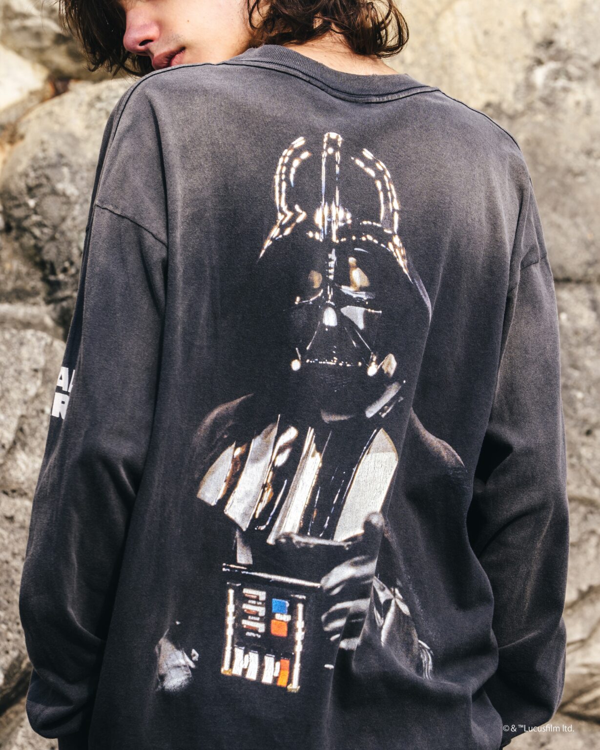 SAINT Mxxxxxx x STAR WARS / SW_LS TEE_DARTHVADER