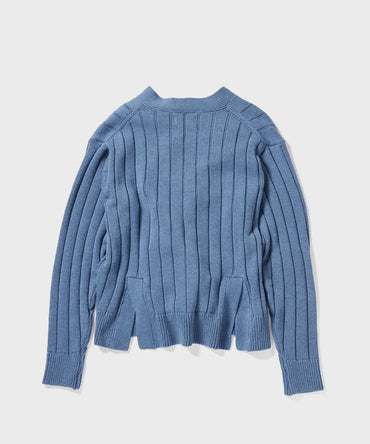 Ernie Palo 25SS Wide Rib Knit Cardigan