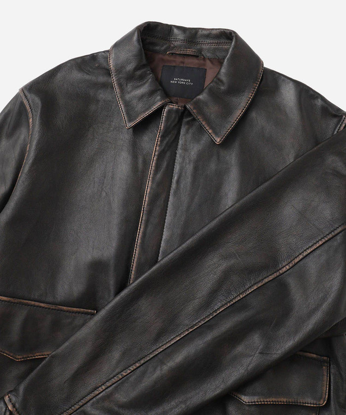 Saturdays NYC / Tunstall Vintage Leather Jacket