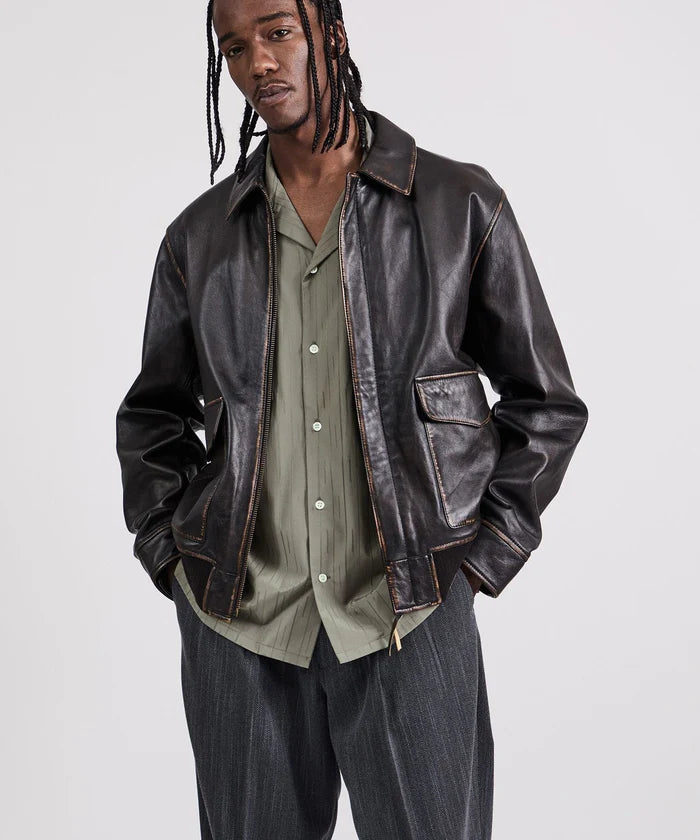 Saturdays NYC / Tunstall Vintage Leather Jacket