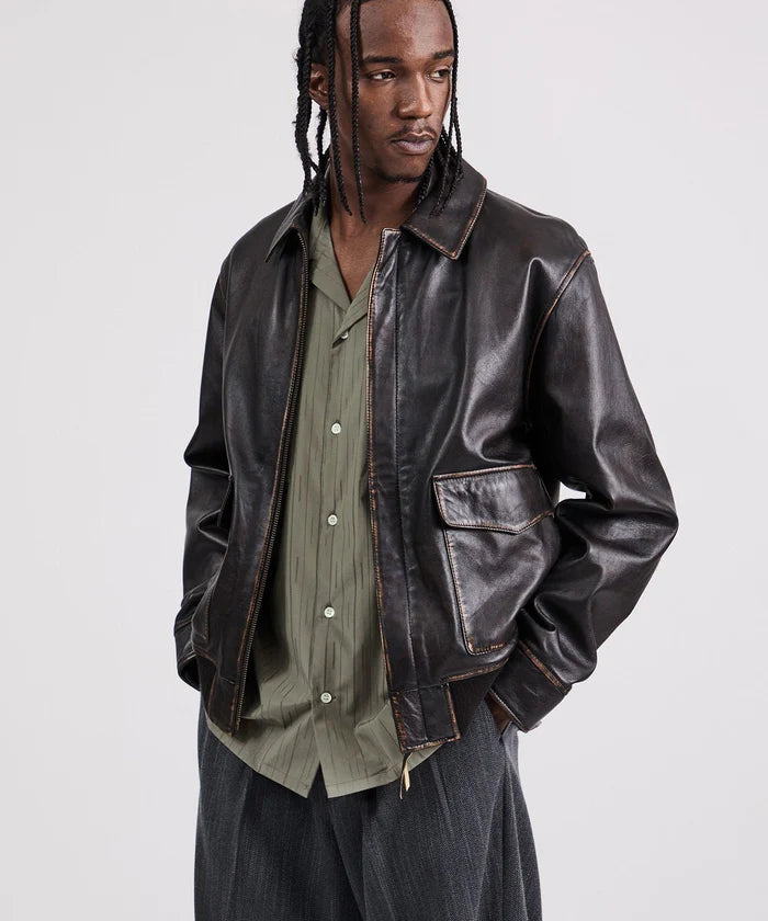 Saturdays NYC / Tunstall Vintage Leather Jacket