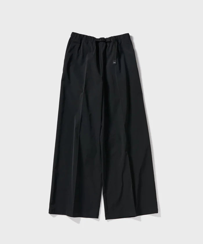 HYKE 25AW TASLAN TWILL WIDE LEG PANTS