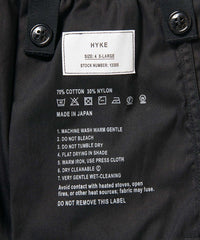 HYKE 25AW N/C TYPE M-51 SHELL PANTS