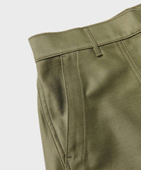 HYKE 25AW BACK SATIN BARREL-LEG PANTS