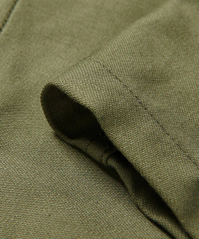 HYKE 25AW BACK SATIN BARREL-LEG PANTS