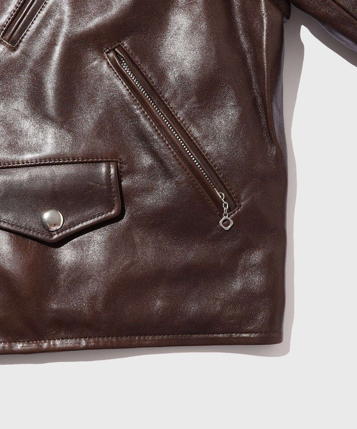 AURALEE 25AW HEAVY LAMB LEATHER RIDERS JACKET