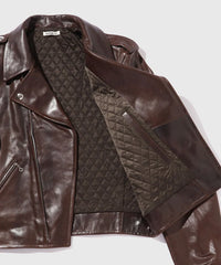 AURALEE 25AW HEAVY LAMB LEATHER RIDERS JACKET