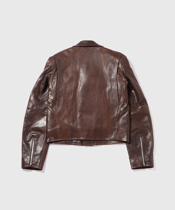 AURALEE 25AW HEAVY LAMB LEATHER RIDERS JACKET