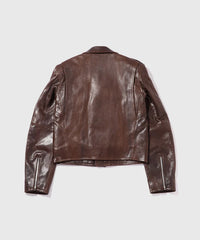 AURALEE 25AW HEAVY LAMB LEATHER RIDERS JACKET