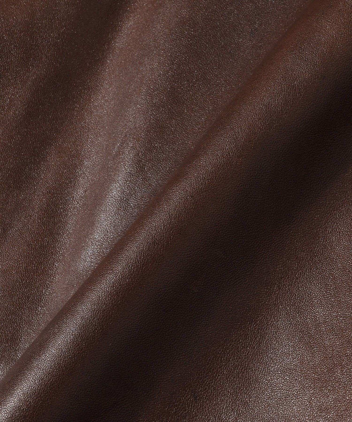 AURALEE 25AW HEAVY LAMB LEATHER RIDERS JACKET