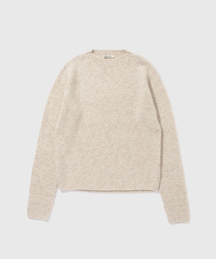 AURALEE 25AW CASHMERE MELANGE KNIT P/O