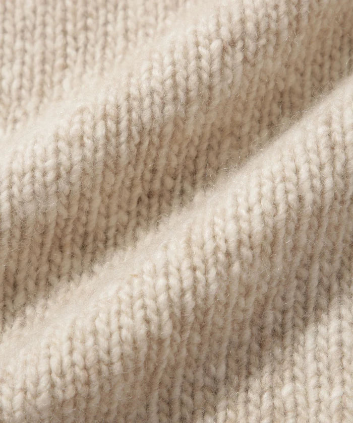 AURALEE 25AW CASHMERE MELANGE KNIT P/O