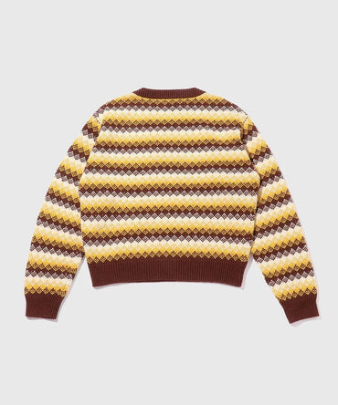 AURALEE 25AW CASHMERE JACQUARD KNIT P/O