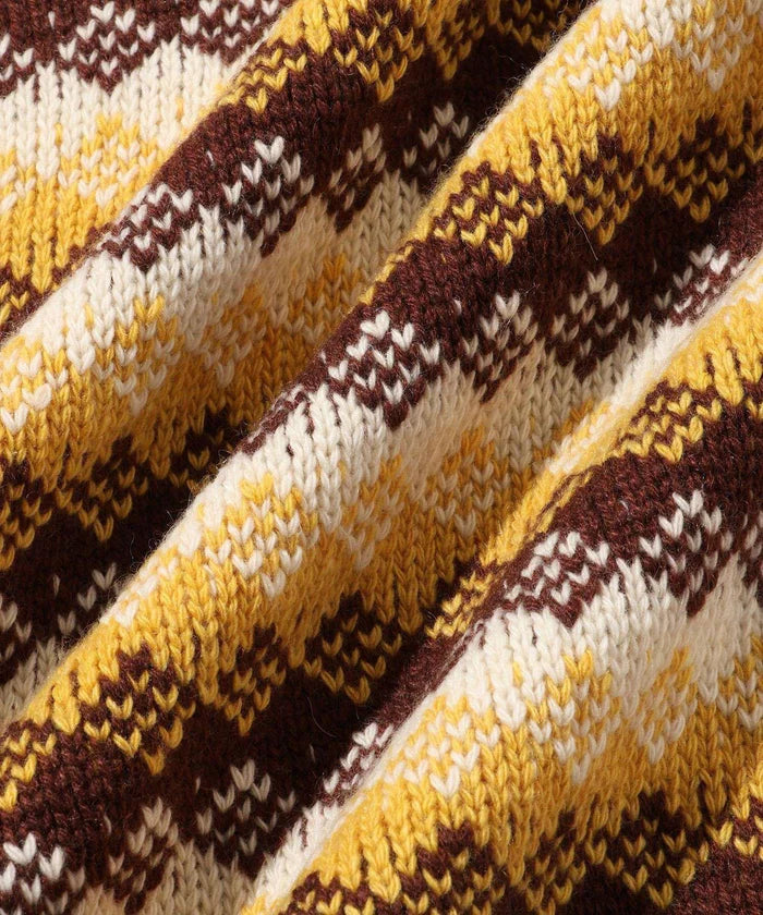 AURALEE 25AW CASHMERE JACQUARD KNIT P/O