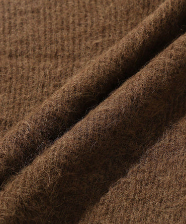 AURALEE 25AW BABY SURI ALPACA SHEER KNIT SKIPPER POLO