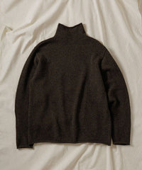 WILD LIFE TAILOR / SHETLAND WOOL ROLL NECK KNIT