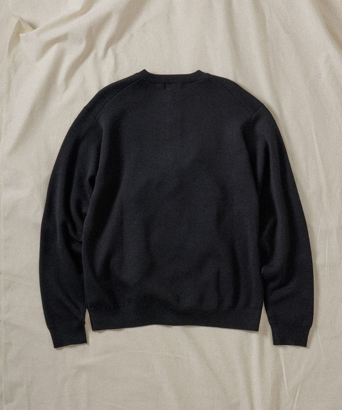 WILD LIFE TAILOR / HENLEY NECK LS KNIT