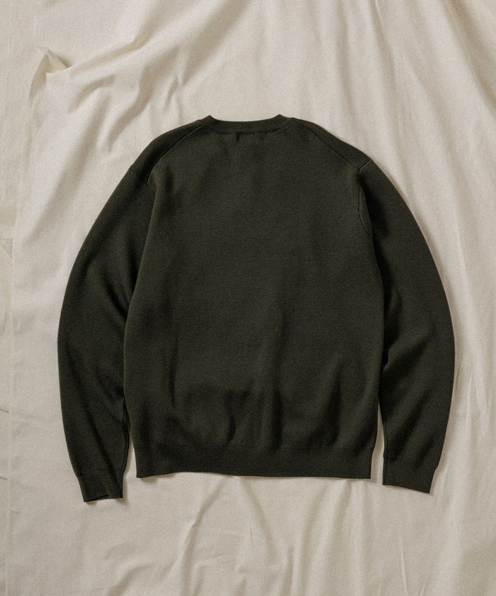 WILD LIFE TAILOR / HENLEY NECK LS KNIT