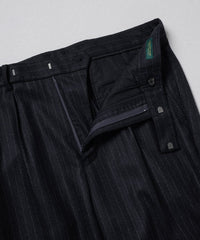 WILD LIFE TAILOR / FLANNEL STRAIGHT SLACKS STRIPE