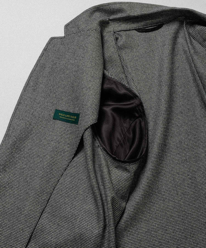 WILD LIFE TAILOR / HOUNDTOOTH SINGLE JACKET
