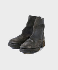 GUIDI for BIOTOP / Back Zip Boots | 796V_RU HORSE COATED BLKT