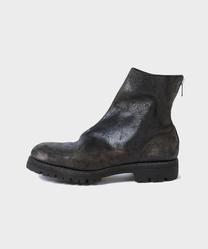 GUIDI for BIOTOP / Back Zip Boots | 796V_RU HORSE COATED BLKT