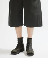 GUIDI for BIOTOP / Back Zip Boots | 796V_RU HORSE COATED BLKT