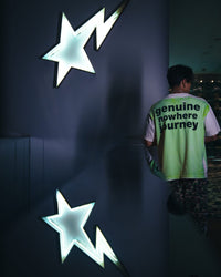 SAINT Mxxxxxx x BAPE / BAPE_SS TEE_HANDPRINT