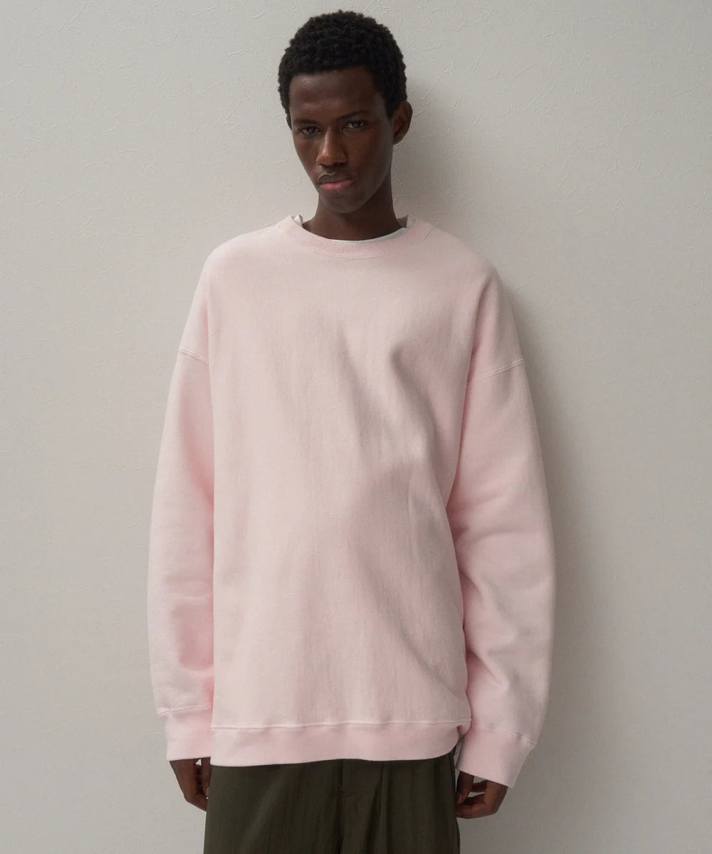 ATON 26AW NATURAL DYED URAKE | OVERSIZED SWEAT SHIRT