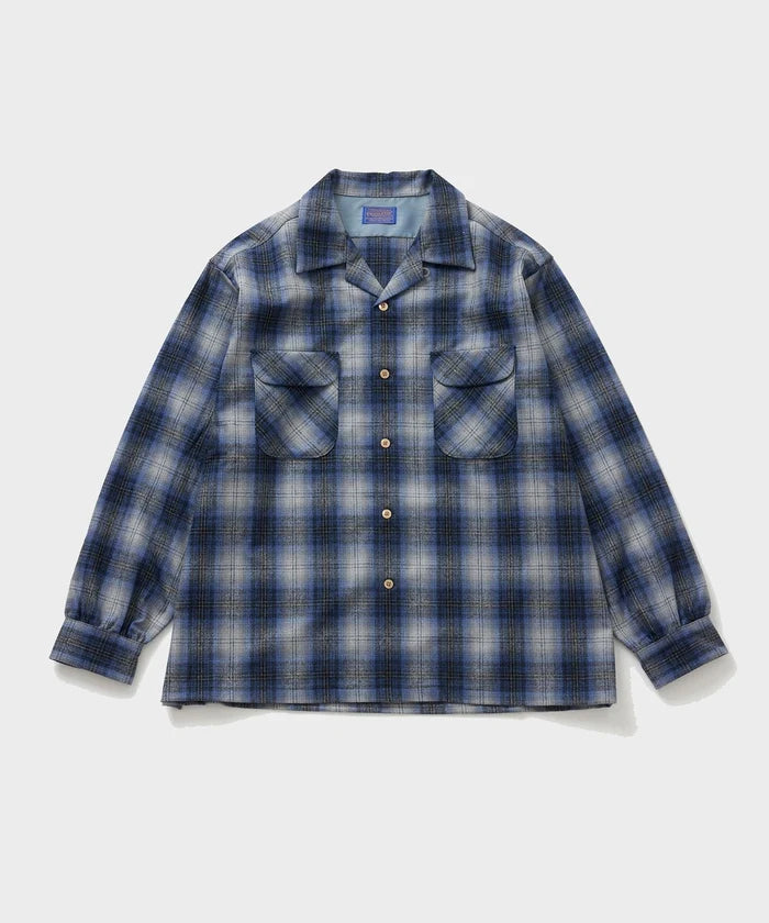 PENDLETON for BIOTOP / OPEN COLLAR SHIRT