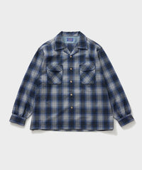 PENDLETON for BIOTOP / OPEN COLLAR SHIRT