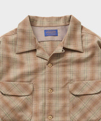 PENDLETON for BIOTOP / OPEN COLLAR SHIRT