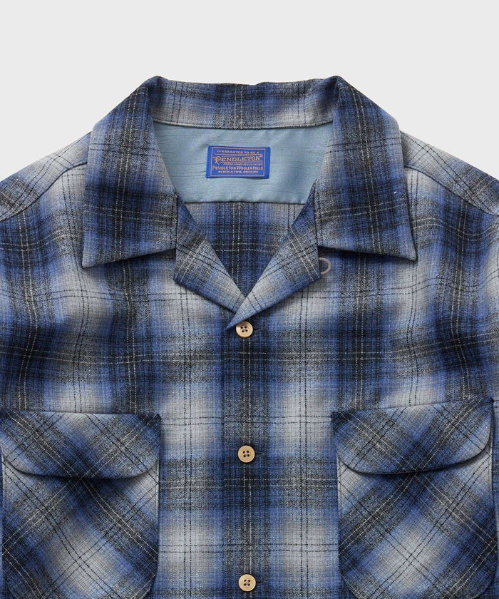 PENDLETON for BIOTOP / OPEN COLLAR SHIRT